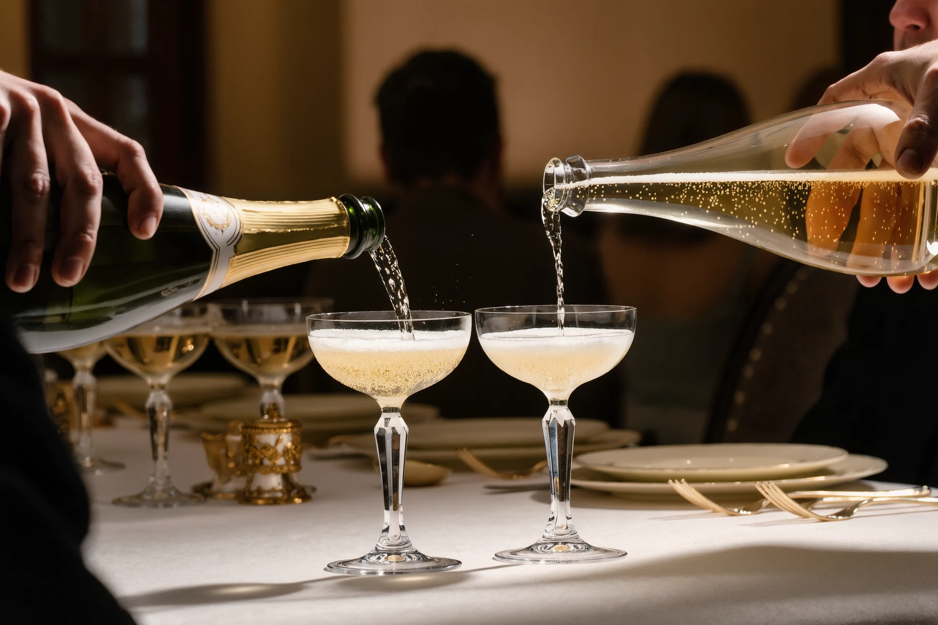 Die Kunst des Champagners: Blanc de Blancs und Blanc de Noirs