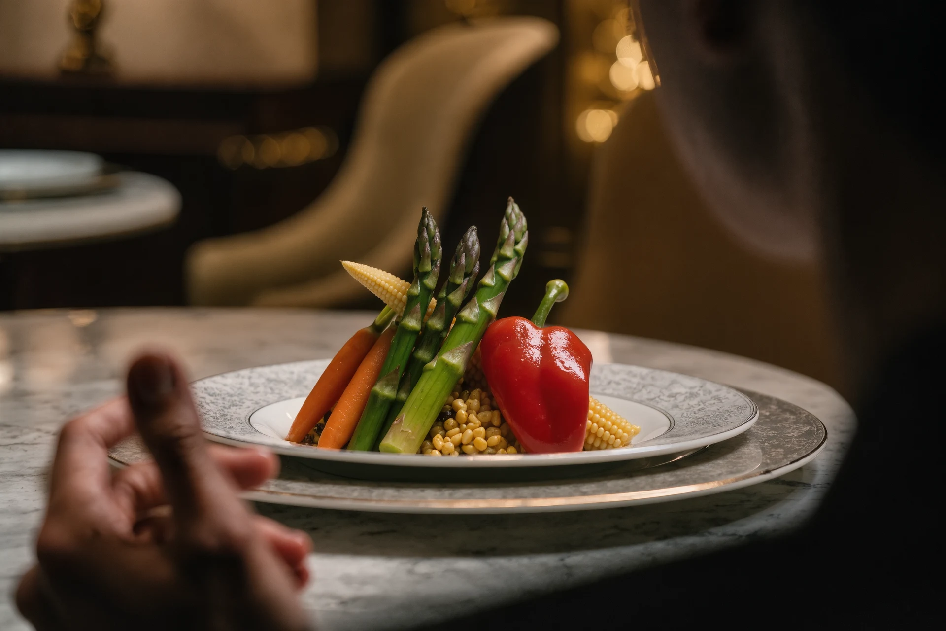 Exquisites vegetarisches Gourmet Restaurant