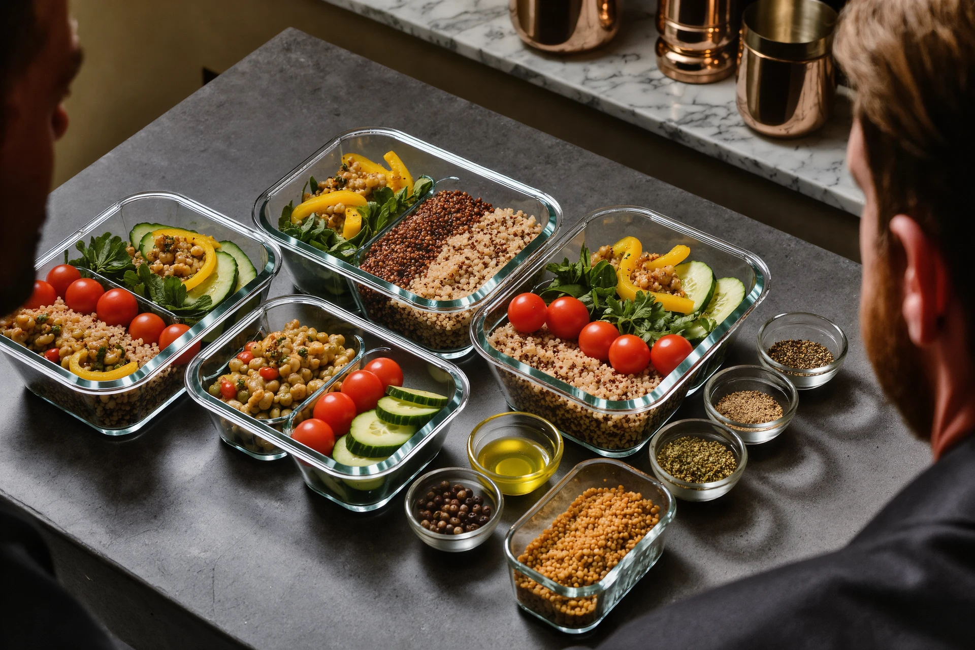 Effizientes Meal Prep: Mediterrane Küche planen